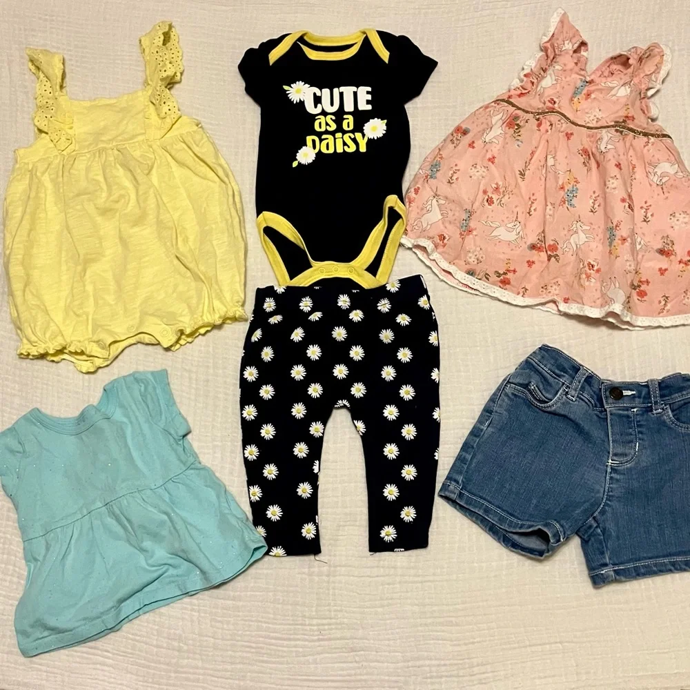 Girl’s Clothing Bundle‎ Carter’s, Baby Starters, Kidgets Sz 6/9M